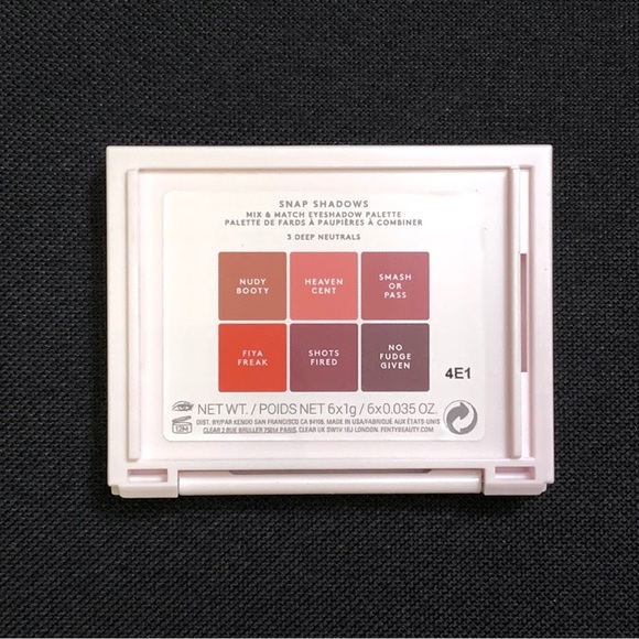 FENTY Snap Shadows Matte Shimmer & Metallic Eyeshadow Palette — Deep Neutrals - Picture 5 of 7